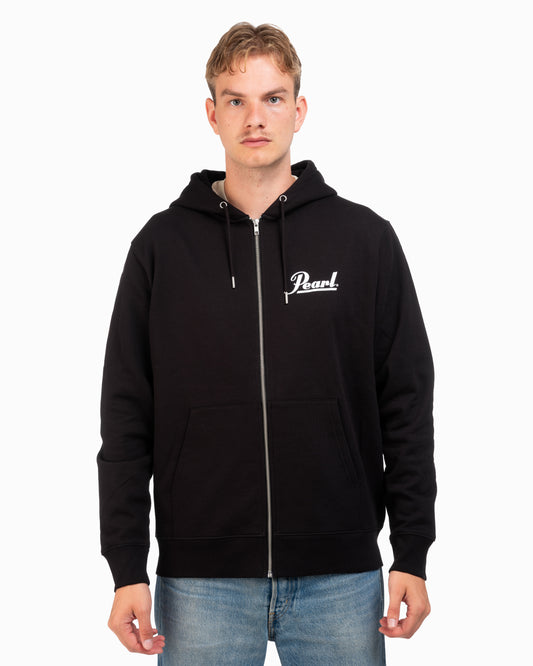 Pearl Drums Logo Zipper Black/White