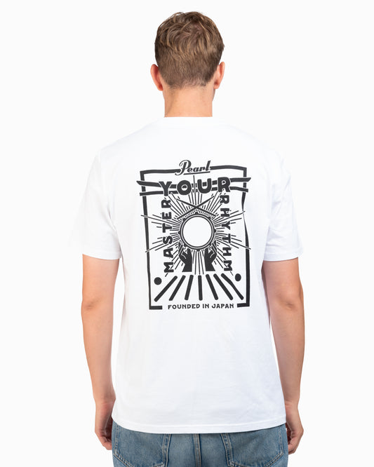 Pearl Drums T-Shirt Master Your Rhythm White/Black