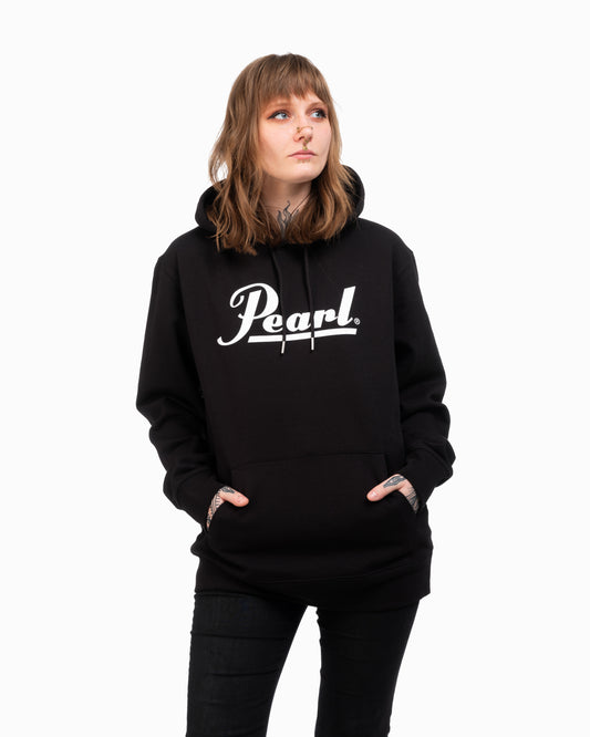 Pearl Drums Logo Hoodie Black/White