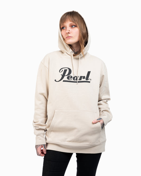Pearl Drums Logo Hoodie Beige/Black