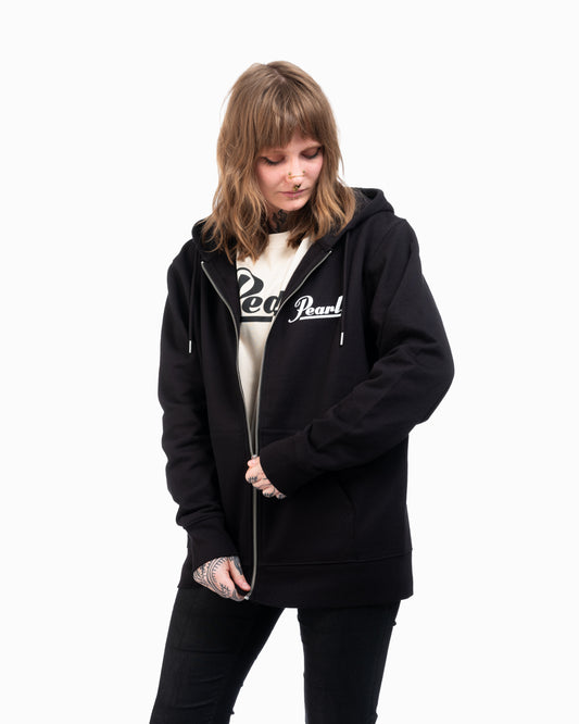 Pearl Drums Logo Zipper Black/White