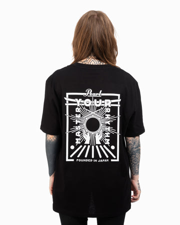 Pearl Drums T-Shirt Master Your Rhythm Black/White